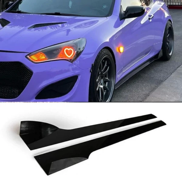 2013-2016 Hyundai Genesis Coupe V2 Side Skirt Extensions – AeroflowDynamics