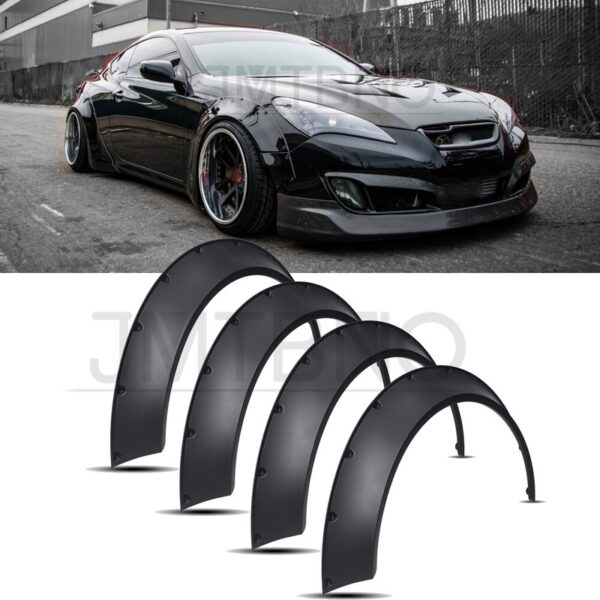 Genesis Coupe Car 4.5" Extra Wide Body Kit Fender Flares Wheel
